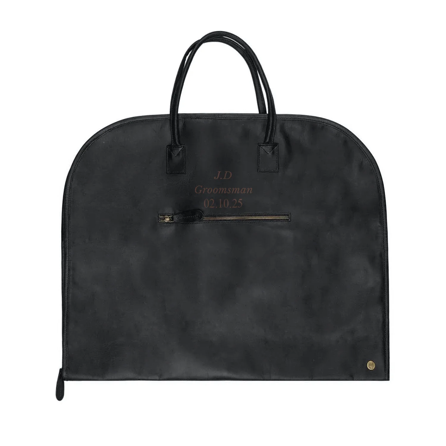 Groomsman/Best Man Leather Suit Carrier - Image 3
