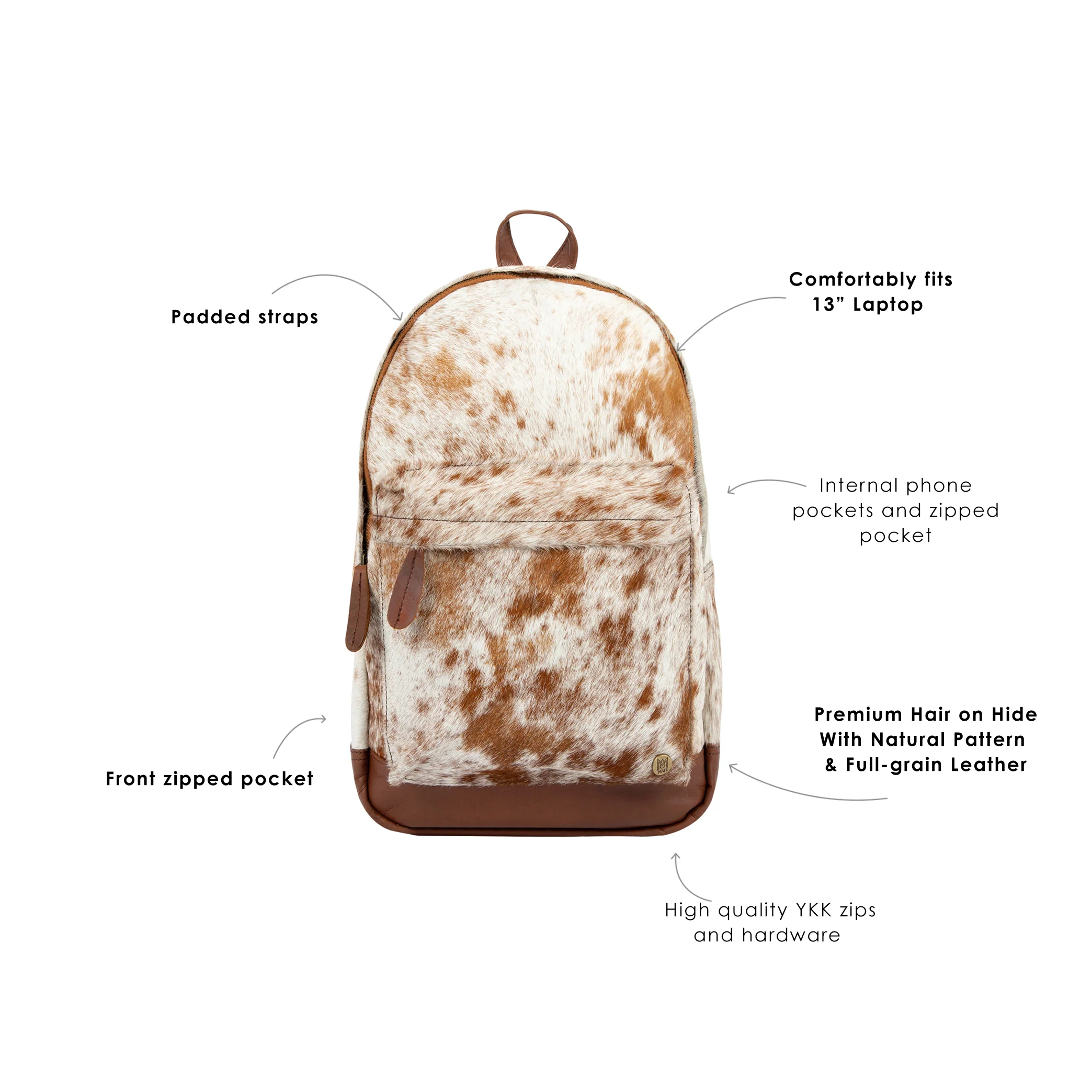 The Classic Cowhide Backpack - Image 4