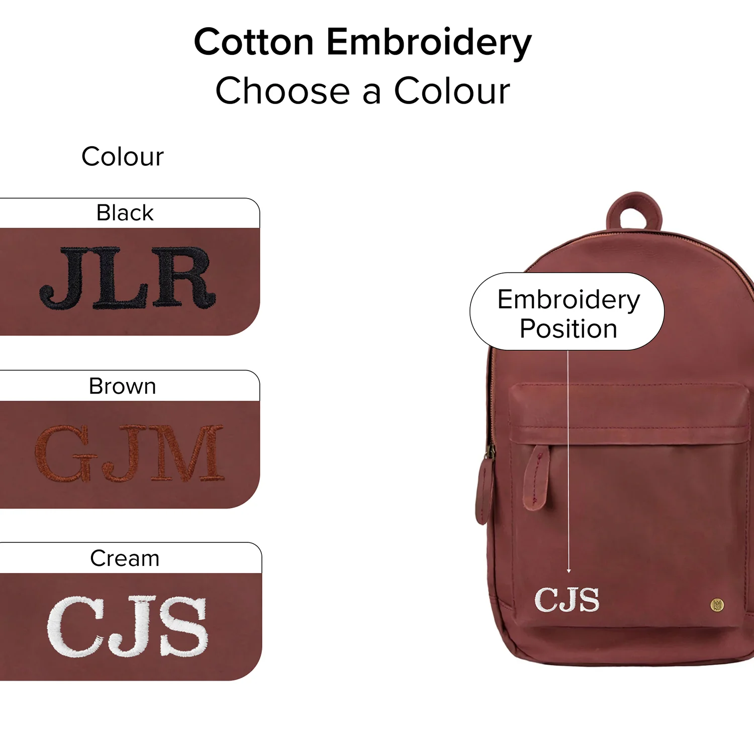 Maroon Rucksack - Image 3