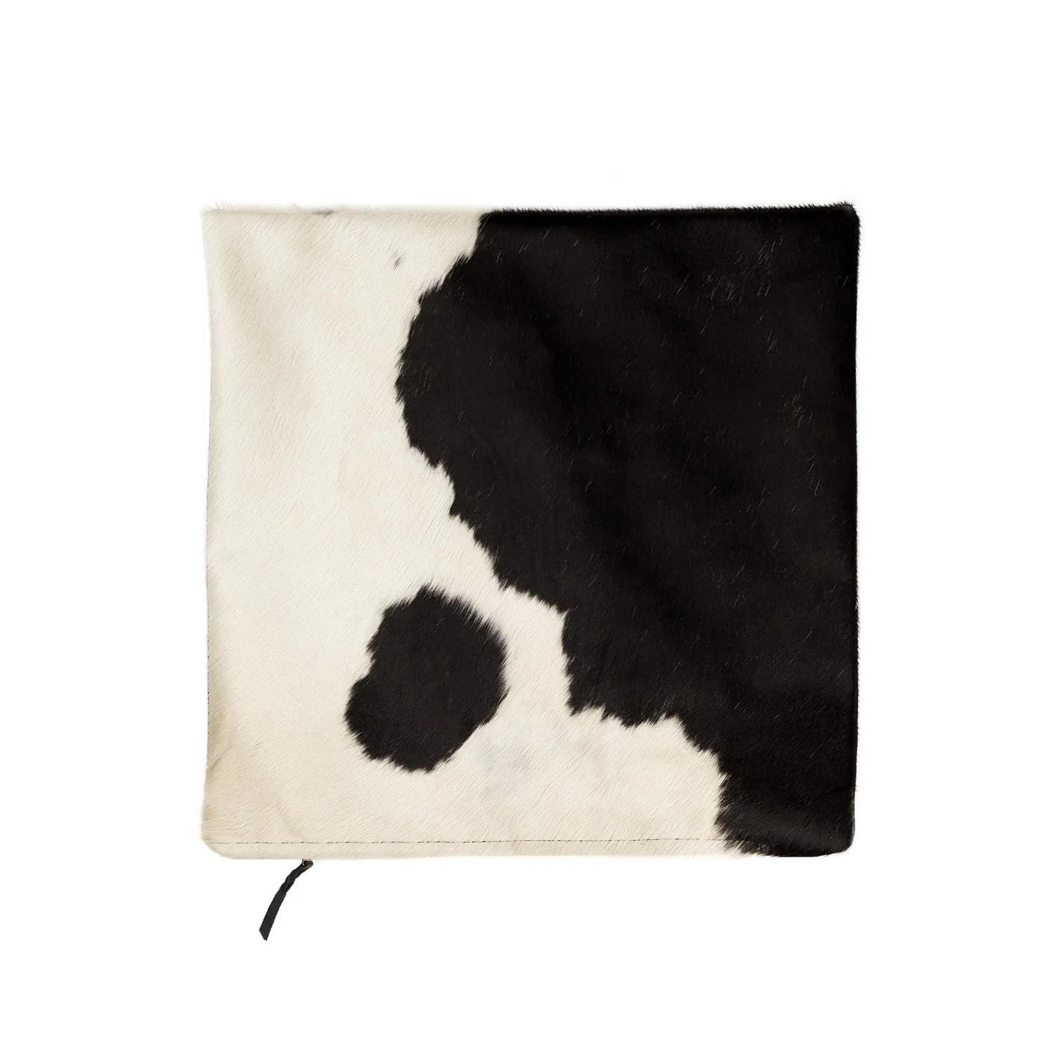 Black & White Natural Cowhide Cushion Cover - Image 3