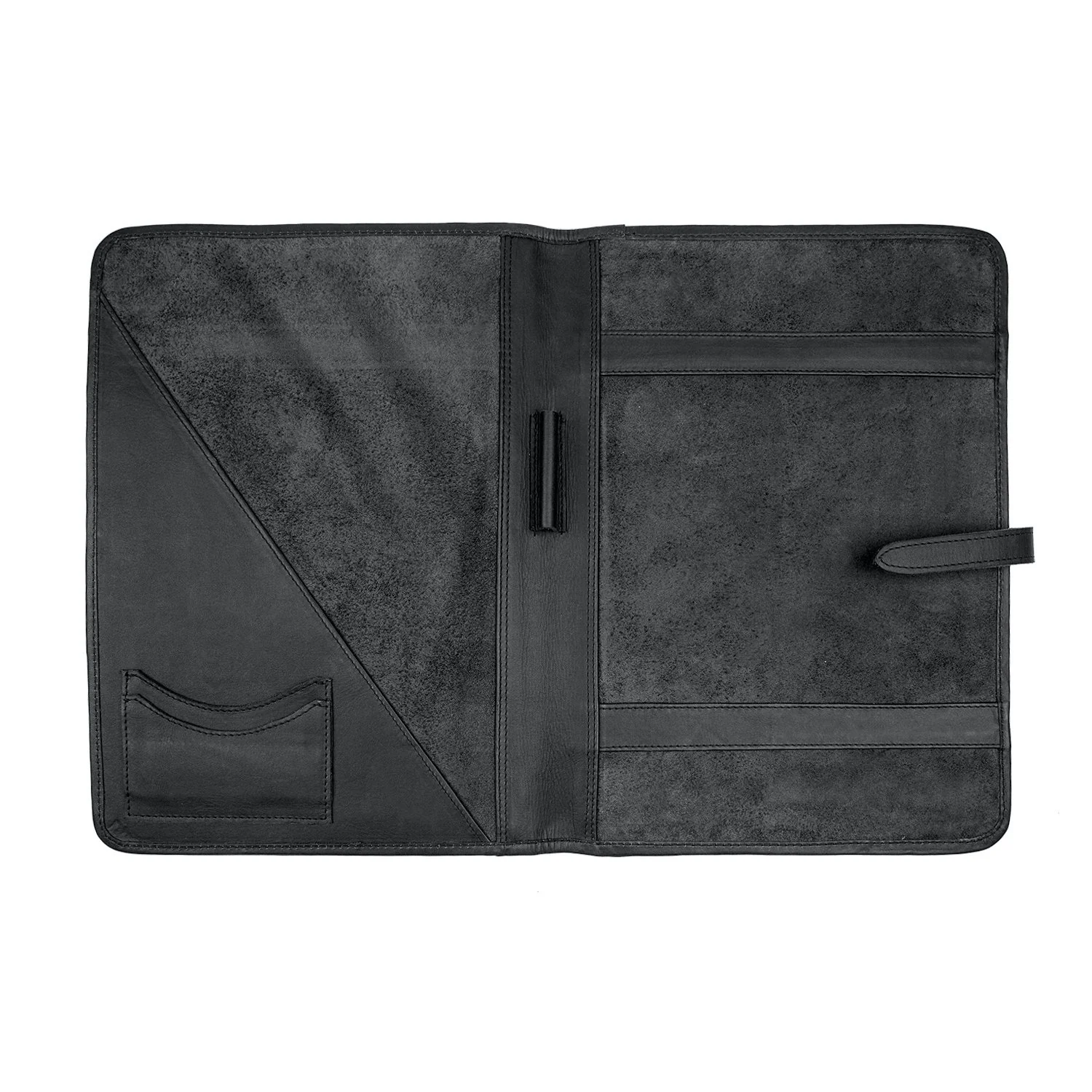 Classic Cowhide Portfolio (Black) - Image 4