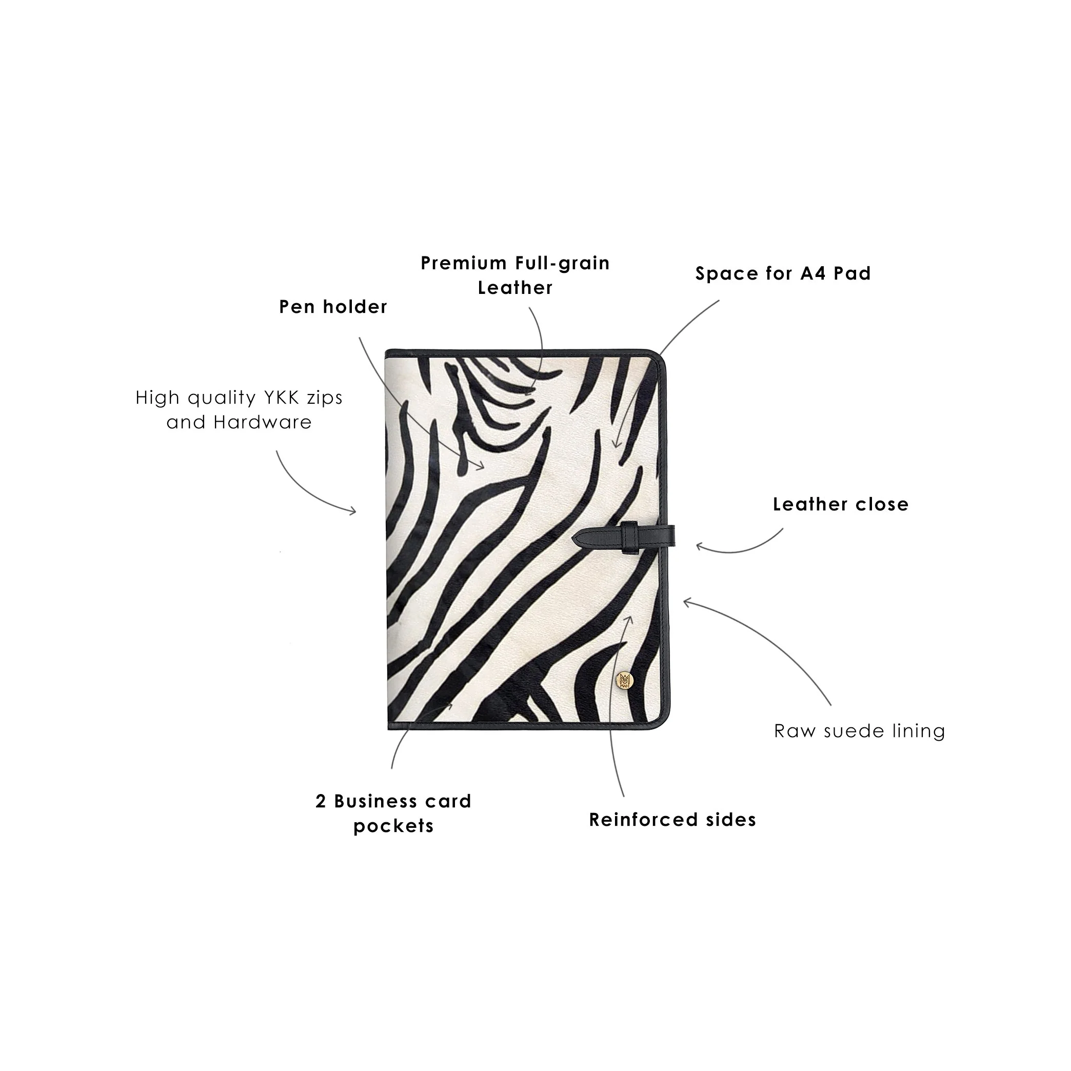 Classic Cowhide Portfolio - Image 3