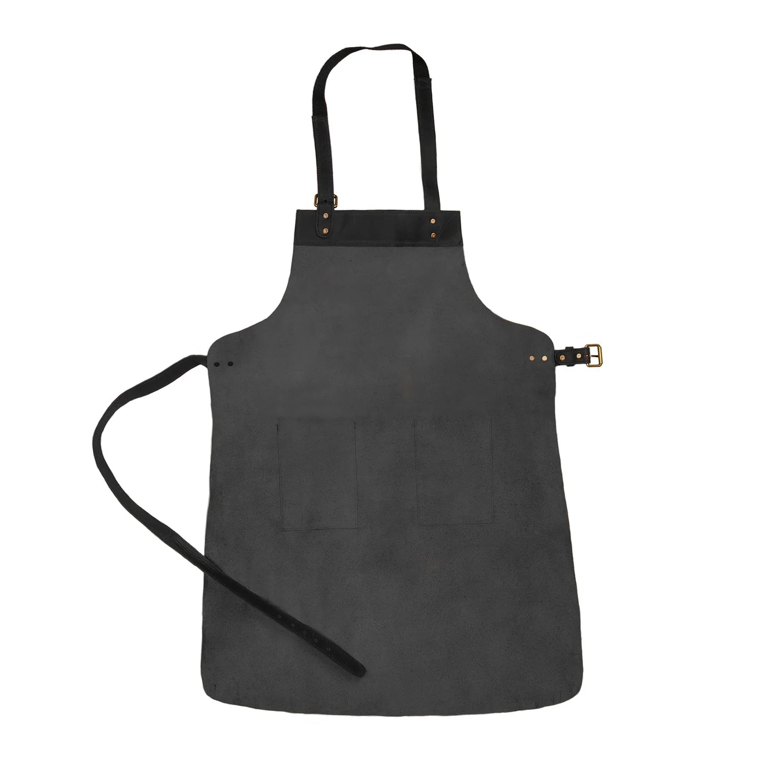 Double Pocket Leather Apron - Image 6