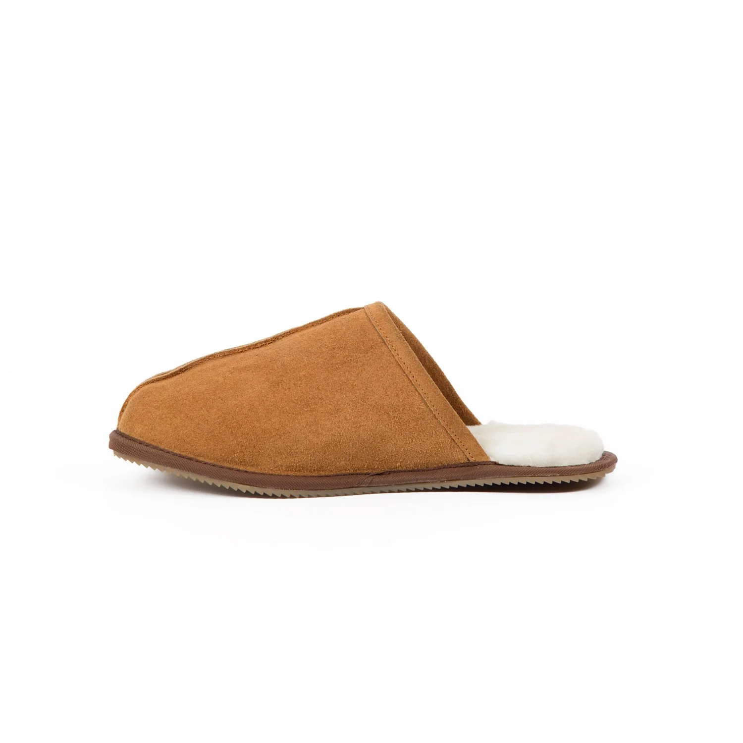 Men's Tan Sheepskin Slippers - Image 4