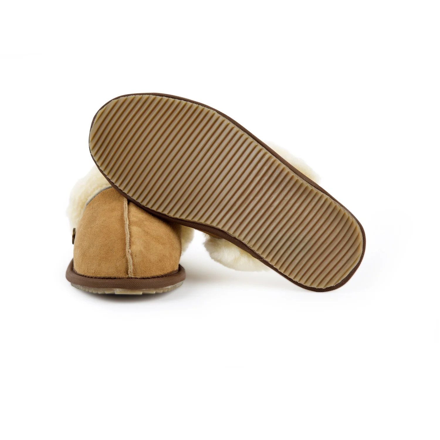 Tan Sheepskin Slippers - Image 5
